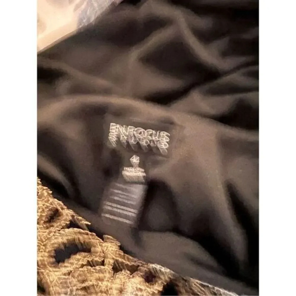 Enfocus Black Lace Sheath Cocktail Formal Dress Size 4 - Picture 3 of 4